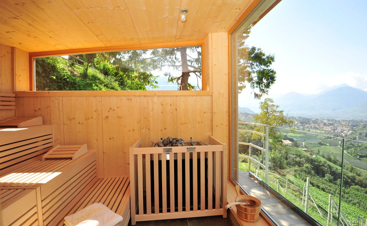 Sauna con vista panoramica, Hotel in Alto Adige